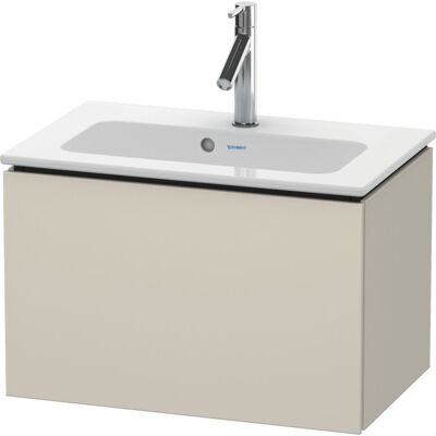 Duravit L-Cube Wandhängender Waschtischunterbau - Taupe Duravit L-Cube Wandhängender Waschtischunterbau - Taupe