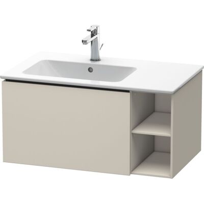 Duravit L-Cube Wandhängender Waschtisch - Taupe Matt Duravit L-Cube Wandhängender Waschtisch - Taupe Matt