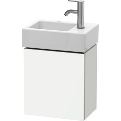 Duravit L-Cube Wandhängender Waschtisch - Weiß Matt, 1 Tür, Links, 36,4x24,1 cm Duravit L-Cube Wandhängender Waschtisch - Weiß Matt, 1 Tür, Links, 36,4x24,1 cm
