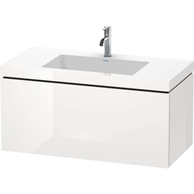 Duravit L-Cube Badmöbel Set - Nahtlose c-bonded, Ohne Überlauf, Graphit Supermatt Duravit L-Cube Badmöbel Set - Nahtlose c-bonded, Ohne Überlauf, Graphit Supermatt