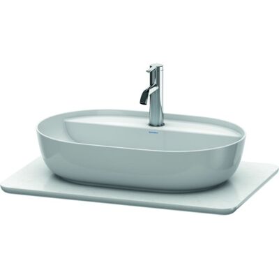 Duravit Modell LU9465 - Quarzsteinkonsole - Weiß Struktur Duravit Modell LU9465 - Quarzsteinkonsole - Weiß Struktur