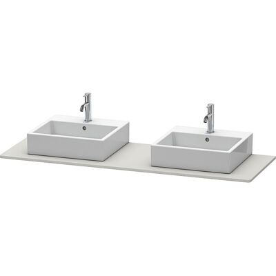 Duravit XSquare Konsole - Zwei Ausschnitte - 1600x550 mm - Rechteckig Duravit XSquare Konsole - Zwei Ausschnitte - 1600x550 mm - Rechteckig
