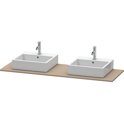 Duravit XSquare Konsole - Leinen - Rechteckig - 1600x550 mm - 2 Ausschnitte Duravit XSquare Konsole - Leinen - Rechteckig - 1600x550 mm - 2 Ausschnitte