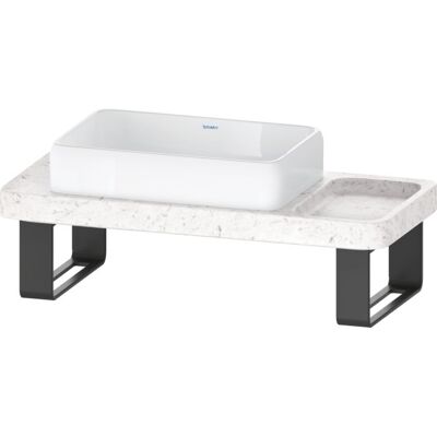 Duravit Qatego Waschtisch mit Konsole – Antibakteriell, Rechteckig Duravit Qatego Waschtisch mit Konsole – Antibakteriell, Rechteckig