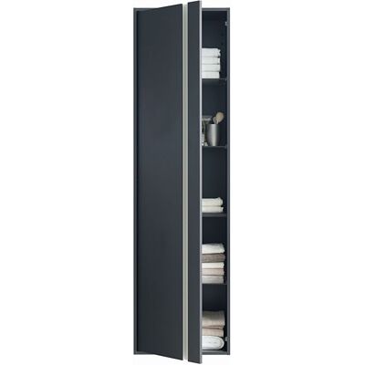 Duravit Ketho Hochschrank - 1 Tür, Graphit Matt Duravit Ketho Hochschrank - 1 Tür, Graphit Matt