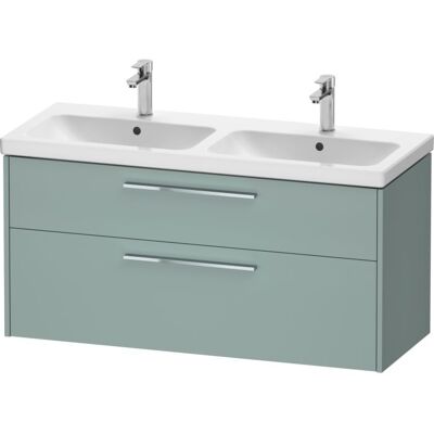 Duravit Fjordgrün Matt Doppel-Waschtischunterschrank - Badmöbel Duravit Fjordgrün Matt Doppel-Waschtischunterschrank - Badmöbel