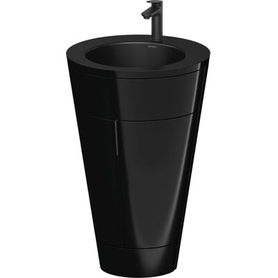 Duravit Starck 1 - Schwarzes Keramik Wandmontiertes Badezimmer-Set Duravit Starck 1 - Schwarzes Keramik Wandmontiertes Badezimmer-Set