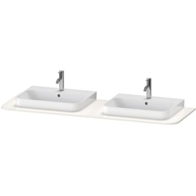 Duravit Weiße Hochglanz Happy D.2 Plus Konsole - Waschtischmontage Duravit Weiße Hochglanz Happy D.2 Plus Konsole - Waschtischmontage