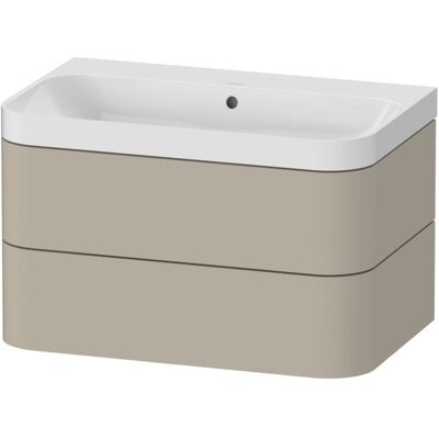 Duravit Happy D.2 Plus Wandhängendes Set - Taupe Seidenmatt Duravit Happy D.2 Plus Wandhängendes Set - Taupe Seidenmatt