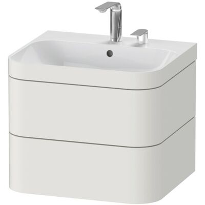 Duravit Kompakt Nordic Weiß Seidenmatt - Waschtisch & Unterschrank - HP4635E3939 Duravit Kompakt Nordic Weiß Seidenmatt - Waschtisch & Unterschrank - HP4635E3939