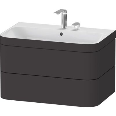 Duravit Badezimmer-Set - Graphit Supermatt - Modell HP4637E8080 Duravit Badezimmer-Set - Graphit Supermatt - Modell HP4637E8080