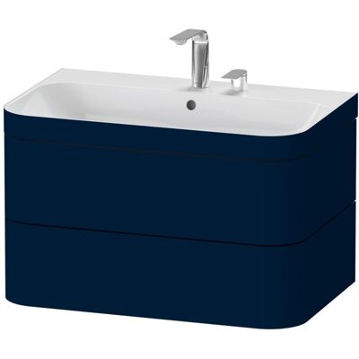 Duravit Nachtblau c-bonded Badezimmer-Set - 2 Schubladen Duravit Nachtblau c-bonded Badezimmer-Set - 2 Schubladen