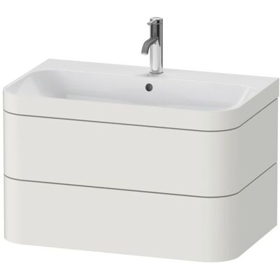 Duravit Happy D.2 Plus Wandhängender Waschbecken & Unterschrank - Nordic Weiß Duravit Happy D.2 Plus Wandhängender Waschbecken & Unterschrank - Nordic Weiß