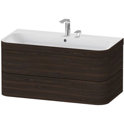 Duravit Happy D.2 Plus Möbelwaschtisch-Unterschrank - Nussbaum gebürstet - HP4638E6969 Duravit Happy D.2 Plus Möbelwaschtisch-Unterschrank - Nussbaum gebürstet - HP4638E6969