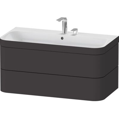 Duravit Happy D.2 Plus Wandhängendes Möbelset - Graphit Supermatt Duravit Happy D.2 Plus Wandhängendes Möbelset - Graphit Supermatt