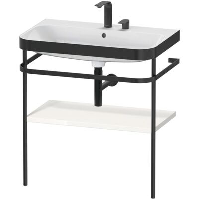 Duravit Happy D.2 Plus Waschtisch-Kombination - 77,5x49cm, 2 Hahnlöcher, Weiß Hochglanz Duravit Happy D.2 Plus Waschtisch-Kombination - 77,5x49cm, 2 Hahnlöcher, Weiß Hochglanz