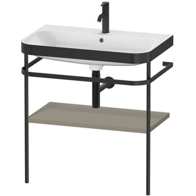Duravit Happy D.2 Plus C-Bonded Set - 77,5x49cm - Steingrau Satin Duravit Happy D.2 Plus C-Bonded Set - 77,5x49cm - Steingrau Satin