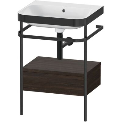 Duravit Nussbaum gebürstet Vollauszug Waschtisch-Set - 57,5x49 cm Duravit Nussbaum gebürstet Vollauszug Waschtisch-Set - 57,5x49 cm
