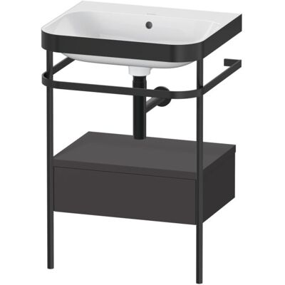 Duravit Happy D.2 Plus C-Bonded Set mit Metallkonsole - 575x490 mm Duravit Happy D.2 Plus C-Bonded Set mit Metallkonsole - 575x490 mm