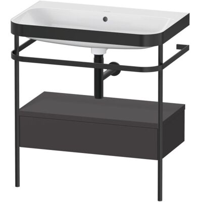 Duravit Happy D.2 Plus Badezimmermöbel-Set - Graphit Supermatt Duravit Happy D.2 Plus Badezimmermöbel-Set - Graphit Supermatt