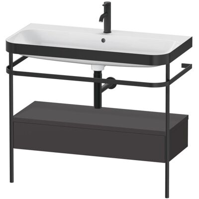 Duravit HP4743O8080 Badezimmer-Unterschrank - Graphit Supermatt - 97,5x49cm Duravit HP4743O8080 Badezimmer-Unterschrank - Graphit Supermatt - 97,5x49cm