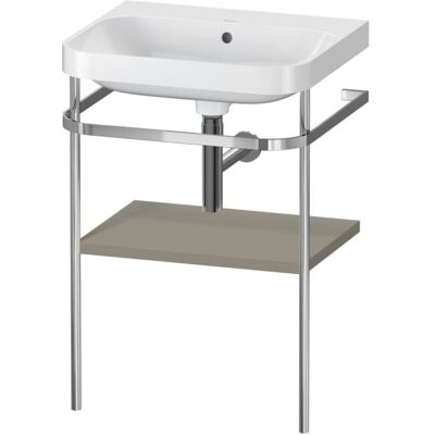 Duravit Happy D.2 Plus C-Form Set mit Metallkonsole - Waschtisch-Kombination Duravit Happy D.2 Plus C-Form Set mit Metallkonsole - Waschtisch-Kombination