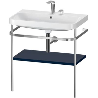 Duravit Happy D.2 Plus C-Form Waschbecken-Set - Nachtblau Duravit Happy D.2 Plus C-Form Waschbecken-Set - Nachtblau