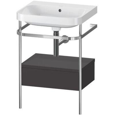 Duravit Badezimmermöbel-Set mit Schublade - Graphit Supermatt Duravit Badezimmermöbel-Set mit Schublade - Graphit Supermatt