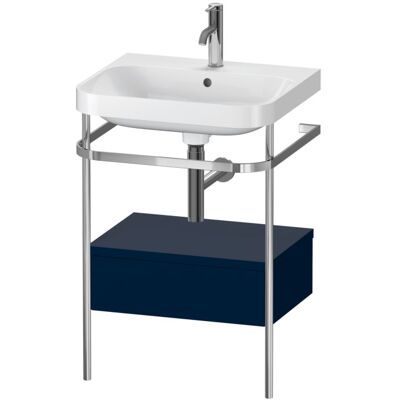 Duravit Happy D.2 Plus C-Form Set mit Nachtblau Seidenmatt - Waschtisch Duravit Happy D.2 Plus C-Form Set mit Nachtblau Seidenmatt - Waschtisch