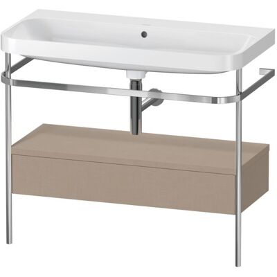 Duravit Happy D.2 Plus C-Form Set mit Metallkonsole 97,5x49cm - Badmöbel Duravit Happy D.2 Plus C-Form Set mit Metallkonsole 97,5x49cm - Badmöbel