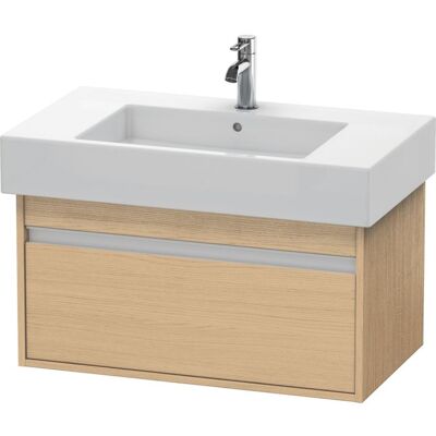 Duravit Ketho Wandhängender Waschtischunterschrank - Eiche Natur - 1 Schublade - Badezimmermöbel Duravit Ketho Wandhängender Waschtischunterschrank - Eiche Natur - 1 Schublade - Badezimmermöbel