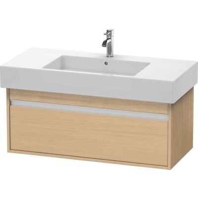 Duravit Ketho Wandhängender Waschtisch-Unterschrank - Eiche Natur - 1 Auszug - Wandhängend Duravit Ketho Wandhängender Waschtisch-Unterschrank - Eiche Natur - 1 Auszug - Wandhängend