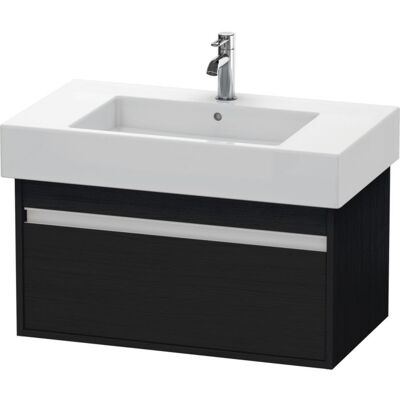 Duravit Ketho Wandhängender Waschtischunterbau - Eiche Schwarz Duravit Ketho Wandhängender Waschtischunterbau - Eiche Schwarz