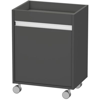 Duravit Ketho Pedestal - 1 Tür, Graphit Matt - Badmöbel Duravit Ketho Pedestal - 1 Tür, Graphit Matt - Badmöbel