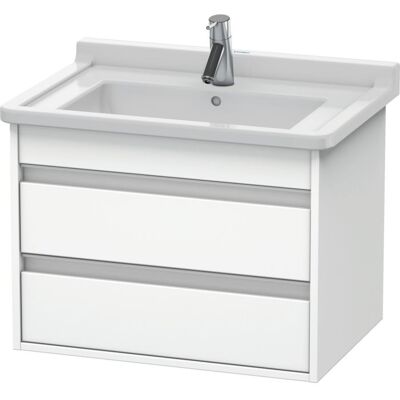 Duravit Ketho Waschtischunterschrank - Wandhängend, 2 Schubkästen, 650mm, Weiß Matt Duravit Ketho Waschtischunterschrank - Wandhängend, 2 Schubkästen, 650mm, Weiß Matt