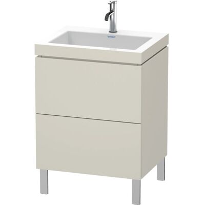 Duravit L-Cube Möbelwaschtisch c-bonded mit Unterbau - Taupe Dekor - Badezimmer Set Duravit L-Cube Möbelwaschtisch c-bonded mit Unterbau - Taupe Dekor - Badezimmer Set