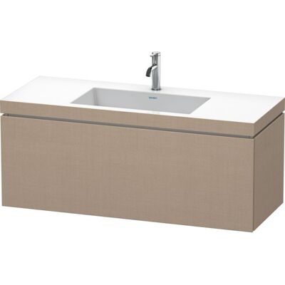Duravit L-Cube c-bonded Wandhängend Set Leinen Matt - Waschtisch-Set Duravit L-Cube c-bonded Wandhängend Set Leinen Matt - Waschtisch-Set