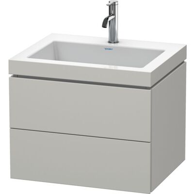 Duravit L-Cube C-Bonded Set 2 Schubkästen wandhängend 600 x 480 mm - Betongrau Matt Duravit L-Cube C-Bonded Set 2 Schubkästen wandhängend 600 x 480 mm - Betongrau Matt