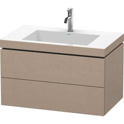 Duravit L-Cube Wandhängender Waschtisch - Leinen - 80x50 cm Duravit L-Cube Wandhängender Waschtisch - Leinen - 80x50 cm