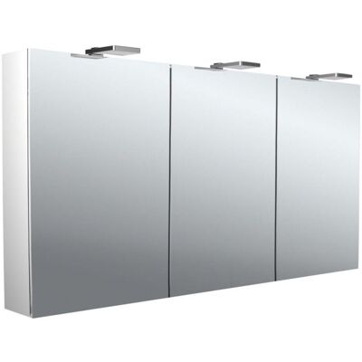 Emco Pure 2 Stil Badezimmerspiegel mit LED, 3 Türen Emco Pure 2 Stil Badezimmerspiegel mit LED, 3 Türen