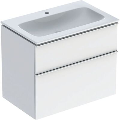 Geberit iCon Wandhängendes Badezimmer-Set mit 2 Schubladen Geberit iCon Wandhängendes Badezimmer-Set mit 2 Schubladen