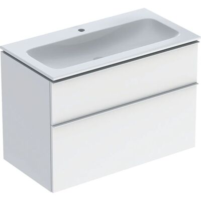 Geberit iCon Set Wandhängendes Badezimmermöbel mit zwei Schubladen Geberit iCon Set Wandhängendes Badezimmermöbel mit zwei Schubladen