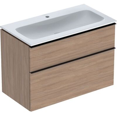 Geberit iCon Badezimmer-Set mit 2 Schubladen - Weiß, 90x63x48cm Geberit iCon Badezimmer-Set mit 2 Schubladen - Weiß, 90x63x48cm