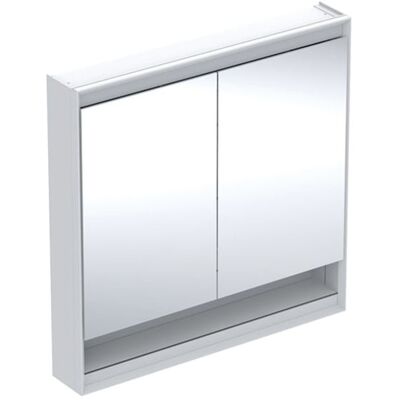 Geberit Weiß 90x90cm Spiegelschrank mit ComfortLight & Nische Geberit Weiß 90x90cm Spiegelschrank mit ComfortLight & Nische