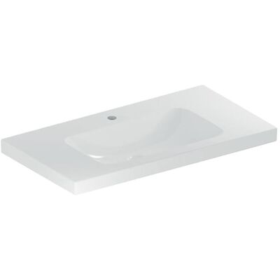 Geberit iCon Light Waschbecken - 90x48 cm, Weiß, Keramik, Mittiges Hahnloch Geberit iCon Light Waschbecken - 90x48 cm, Weiß, Keramik, Mittiges Hahnloch
