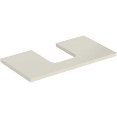 Geberit One Waschtischplatte - Ausschnitt mittig - 90x3x47cm Geberit One Waschtischplatte - Ausschnitt mittig - 90x3x47cm
