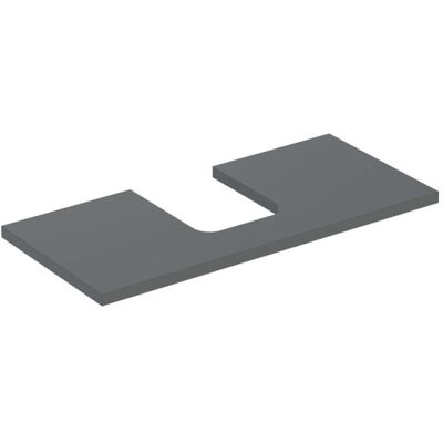 Geberit ONE Waschtischplatte - Mittiger Ausschnitt - 105x3x47cm - Lava matt - Waschtisch Geberit ONE Waschtischplatte - Mittiger Ausschnitt - 105x3x47cm - Lava matt - Waschtisch