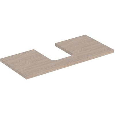 Geberit Eiche Waschtischplatte - Mittiger Ausschnitt - 105x3x47cm Geberit Eiche Waschtischplatte - Mittiger Ausschnitt - 105x3x47cm