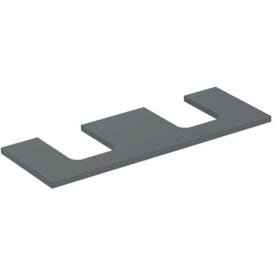 Geberit ONE Waschtischplatte - Zwei Ausschnitte - 135x3x47cm Geberit ONE Waschtischplatte - Zwei Ausschnitte - 135x3x47cm