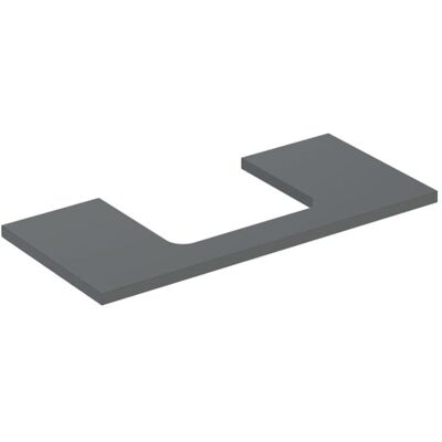 Geberit - Waschtischplatte - Lava matt - 105x3x47 cm - Ausschnitt mittig Geberit - Waschtischplatte - Lava matt - 105x3x47 cm - Ausschnitt mittig